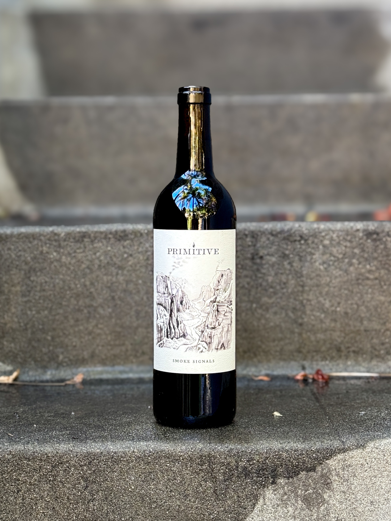 2021 Primitive Wines Smoke Signals bottle